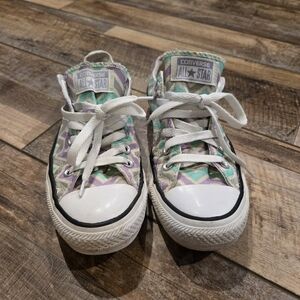 Converse Womens Size 7, Purple Gray Teal